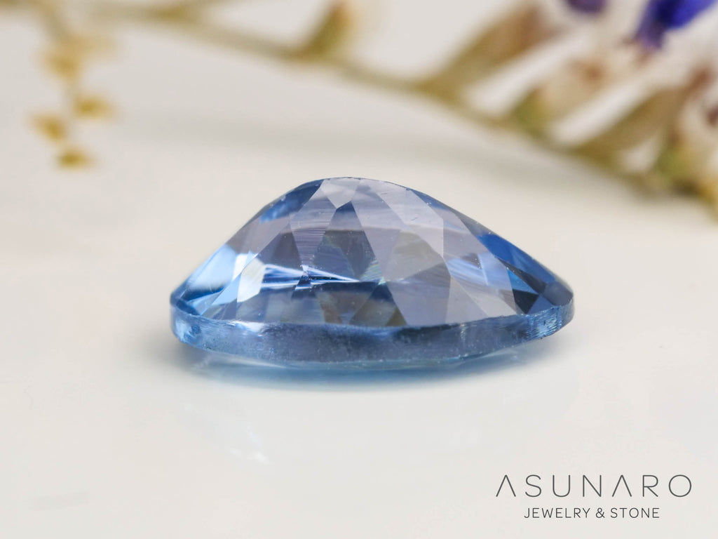 バイカラーゾイサイト（タンザナイト）オーバルカット　タンザニア産　0.47ct【250130-1793】