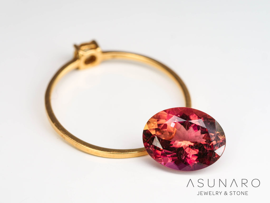 バイカラートルマリン　オーバルカット　ルワンダ産　2.28ct【240513-2022】
