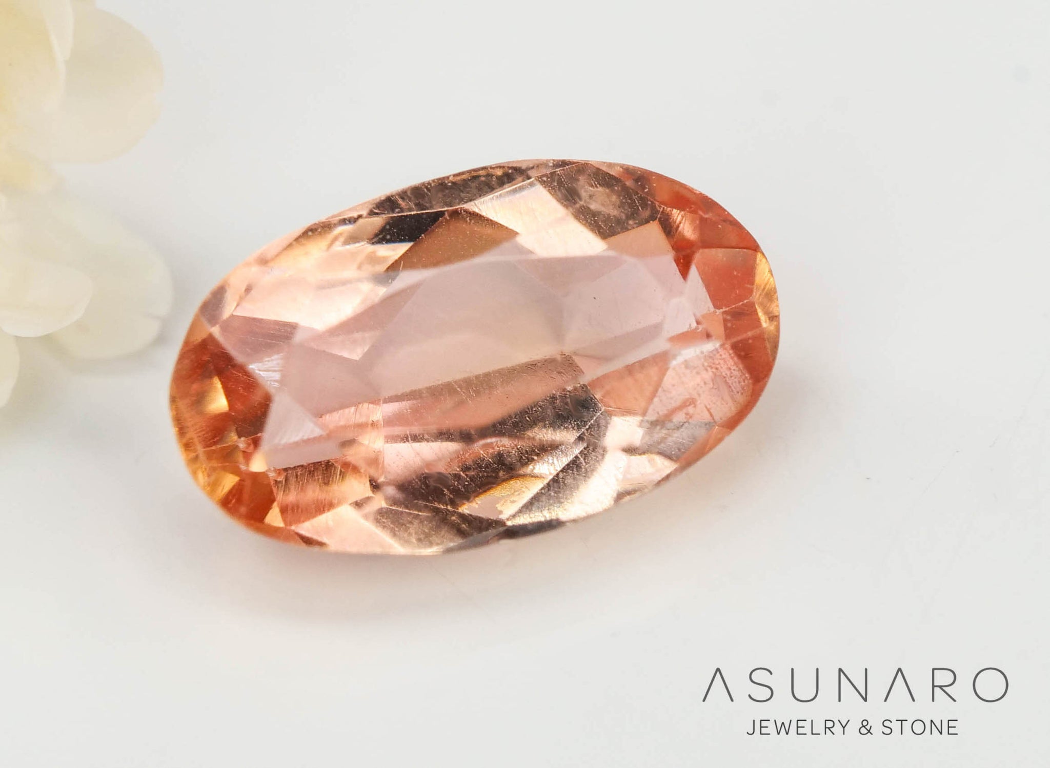 インペリアルトパーズ オーバルカット 1.07ct ブラジル産 【2406016-2151】 – ASUNARO STONE