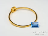 タトゥーアクアマリン  トリリアントカット　ブラジル・タトゥー鉱山産　0.24ct【240705-2157】