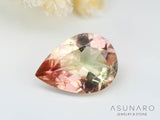 桜餅バイカラートルマリン　ペアシェイプ　コンゴ産　0.56ct【240523-2170】