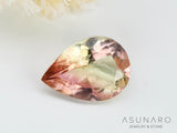 桜餅バイカラートルマリン　ペアシェイプ　コンゴ産　0.56ct【240523-2170】