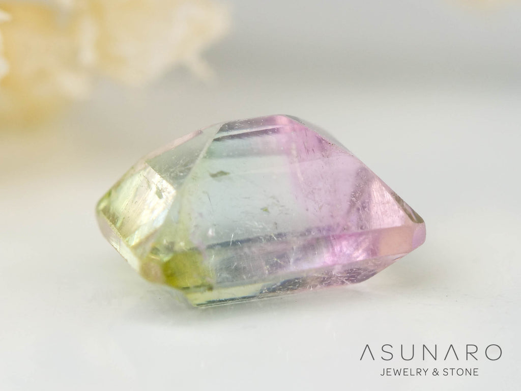 パーティーカラードトルマリン　エメラルドカット　コンゴ産　0.71ct【240807-2174】