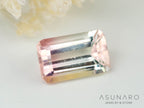 バイカラートルマリン　エメラルドカット　コンゴ産　0.68ct【240807-2178】