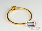 バイカラートルマリン　エメラルドカット　コンゴ産　0.68ct【240807-2178】