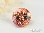 アプリコットカラートルマリン　ラウンドカット　コンゴ産　0.51ct【240807-2181】