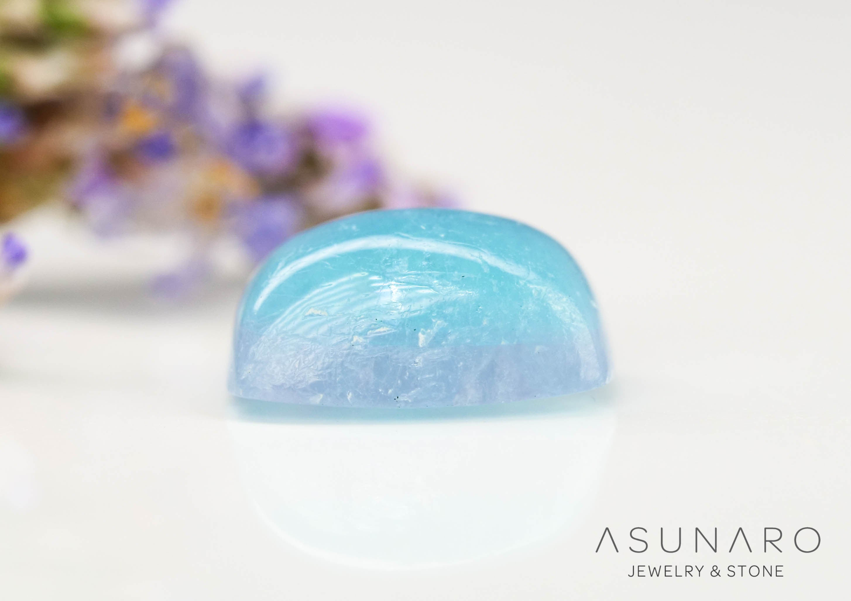 パライバトルマリン　カボション　 ブラジル産　0.67ct 【240523-2210】