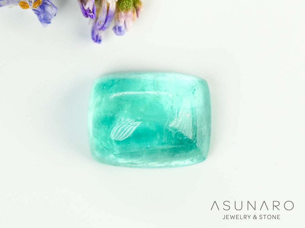 パライバトルマリン　カボション　 ブラジル産　0.52ct 【240523-2213】