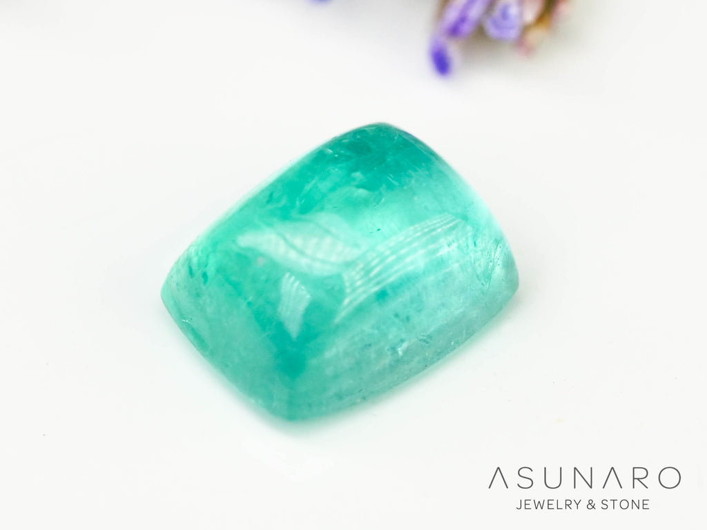 パライバトルマリン　カボション　 ブラジル産　0.52ct 【240523-2213】