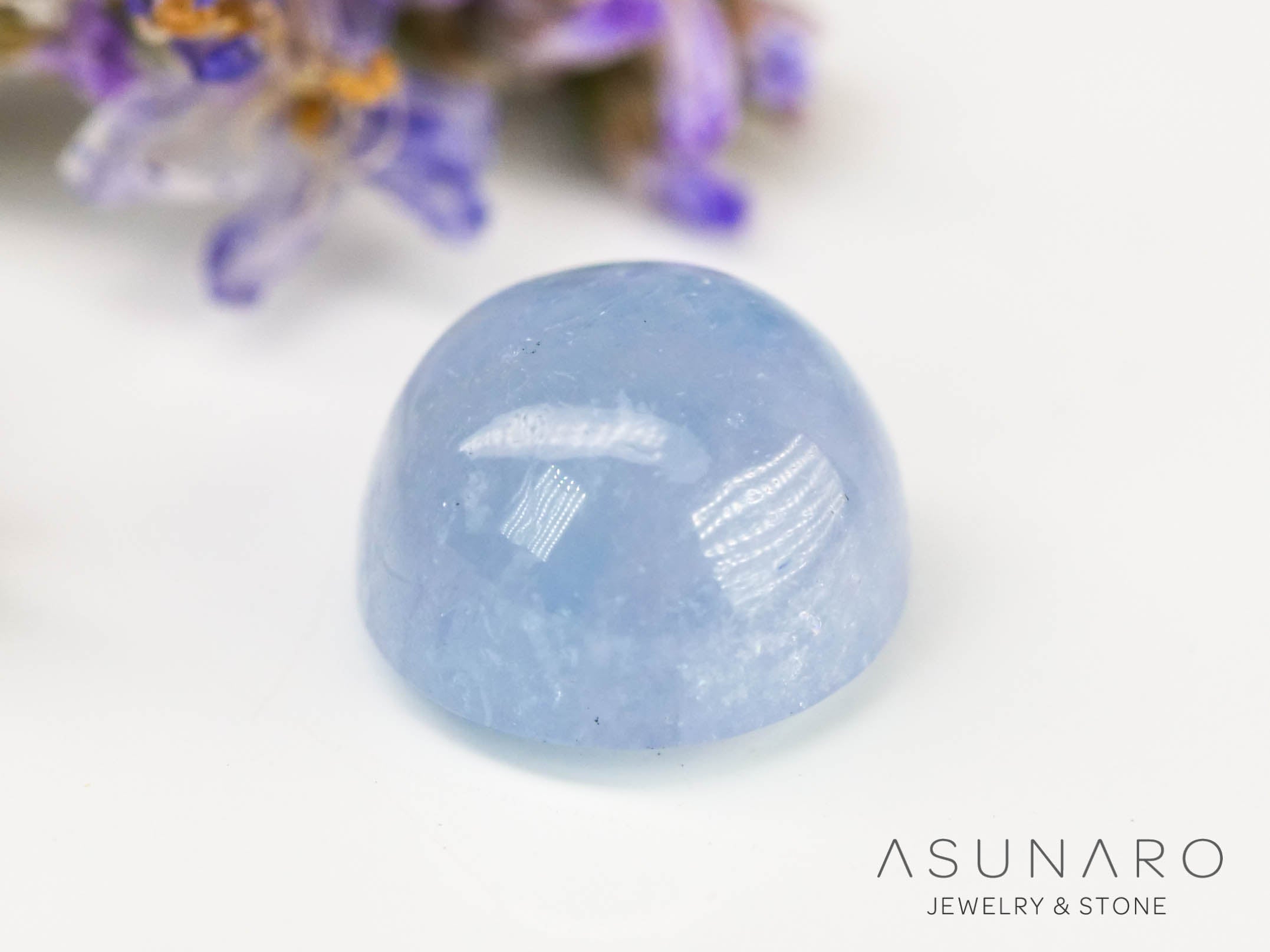 パライバトルマリン　カボション　 ブラジル産　0.48ct 【240523-2214】