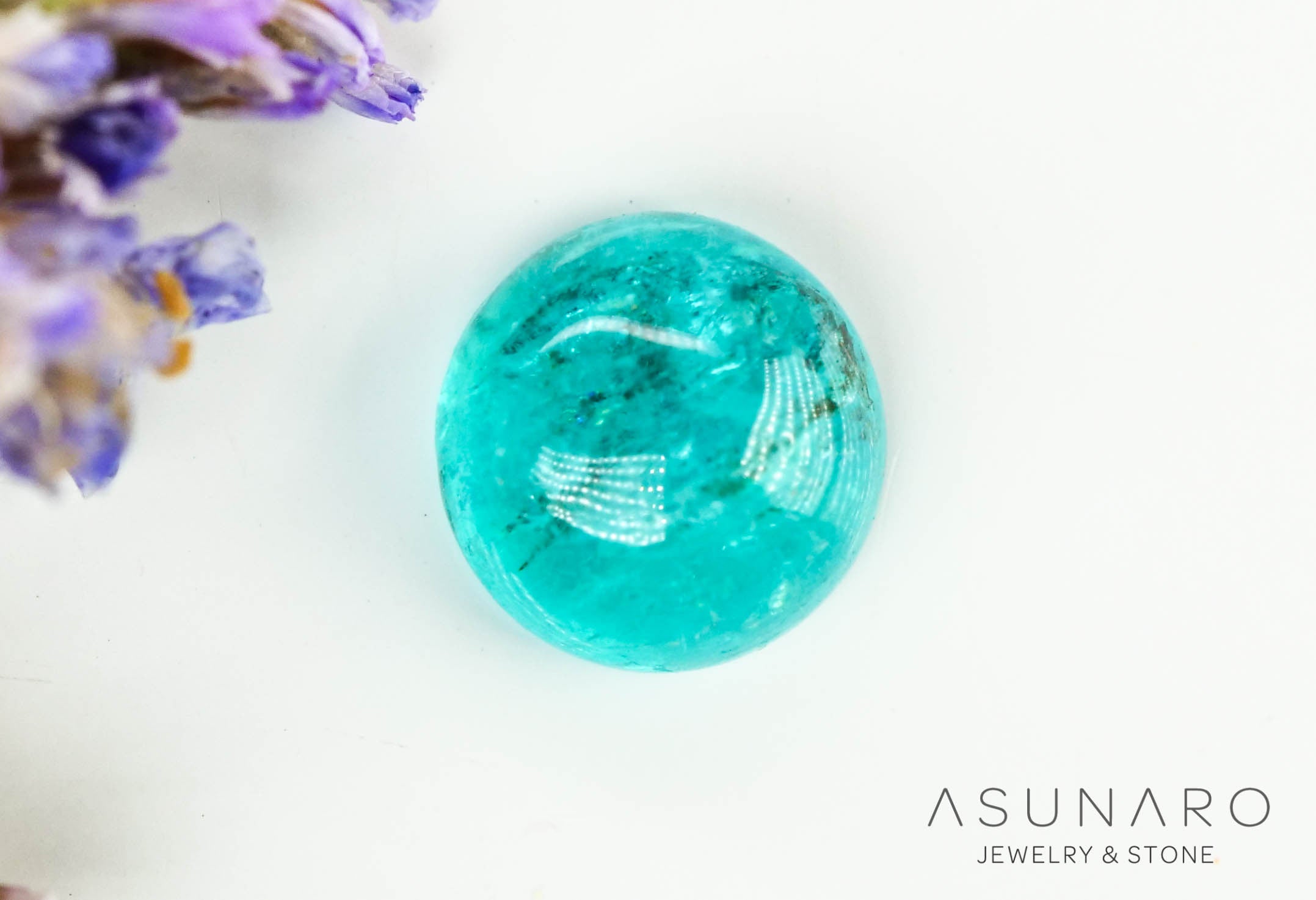 パライバトルマリン　カボション　 ブラジル産　0.27ct 【240523-2215】