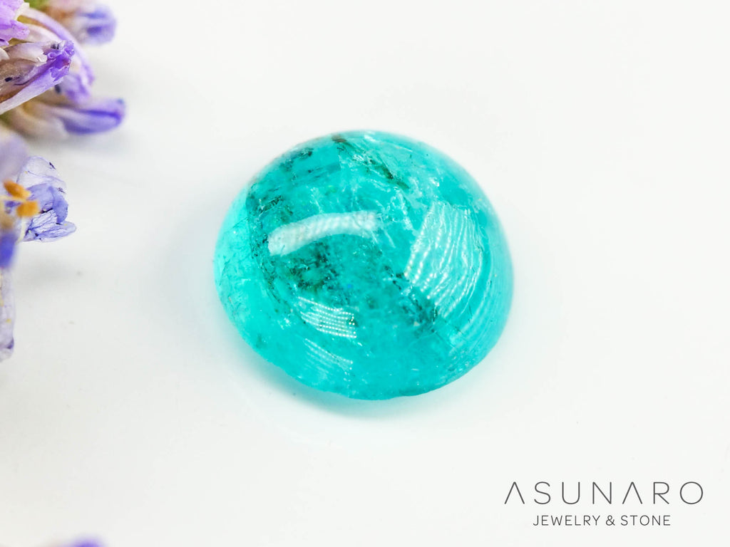 パライバトルマリン　カボション　 ブラジル産　0.27ct 【240523-2215】