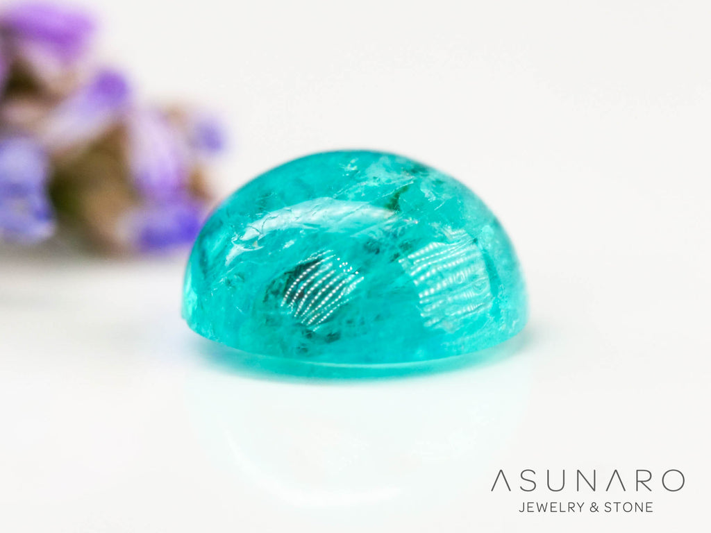 パライバトルマリン　カボション　 ブラジル産　0.27ct 【240523-2215】