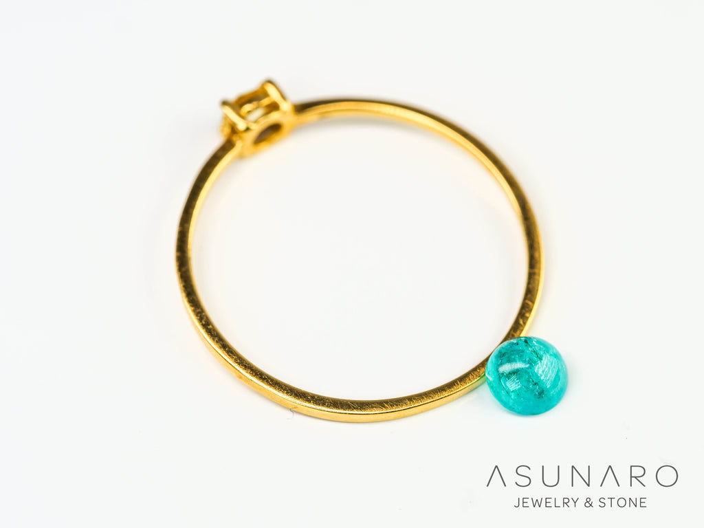 パライバトルマリン　カボション　 ブラジル産　0.27ct 【240523-2215】