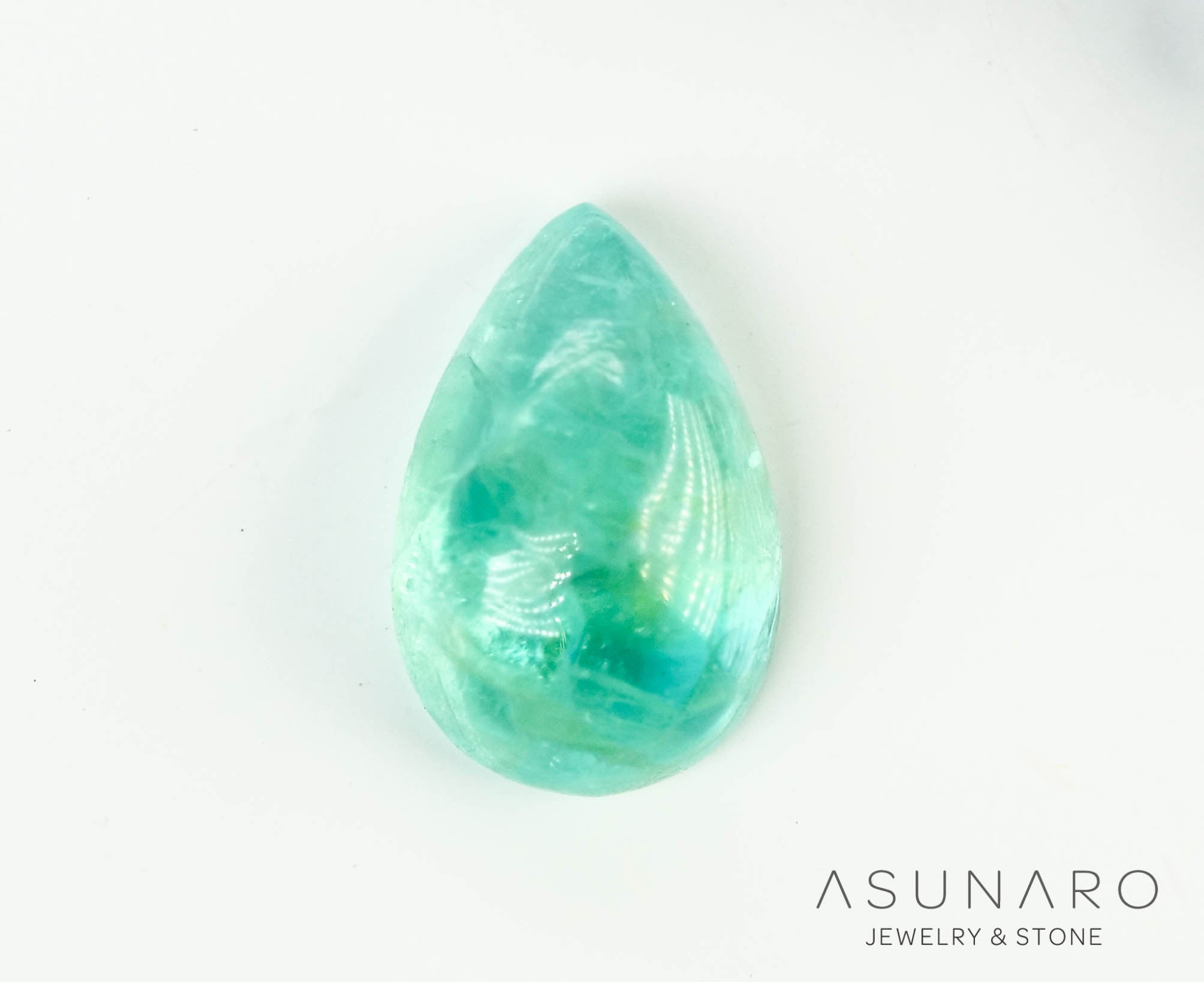 パライバトルマリン　カボション　 ブラジル産　0.40ct 【240523-2216】