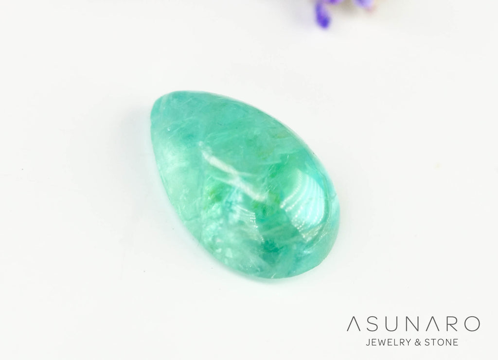 パライバトルマリン　カボション　 ブラジル産　0.40ct 【240523-2216】