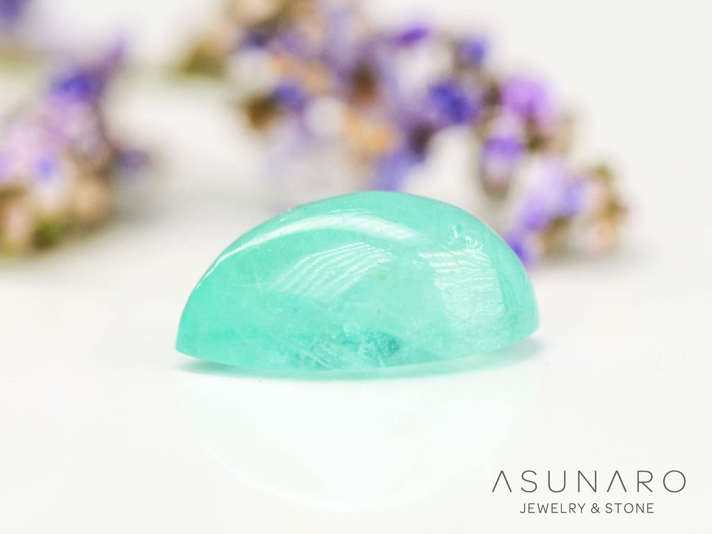 パライバトルマリン　カボション　 ブラジル産　0.46ct 【240523-2217】