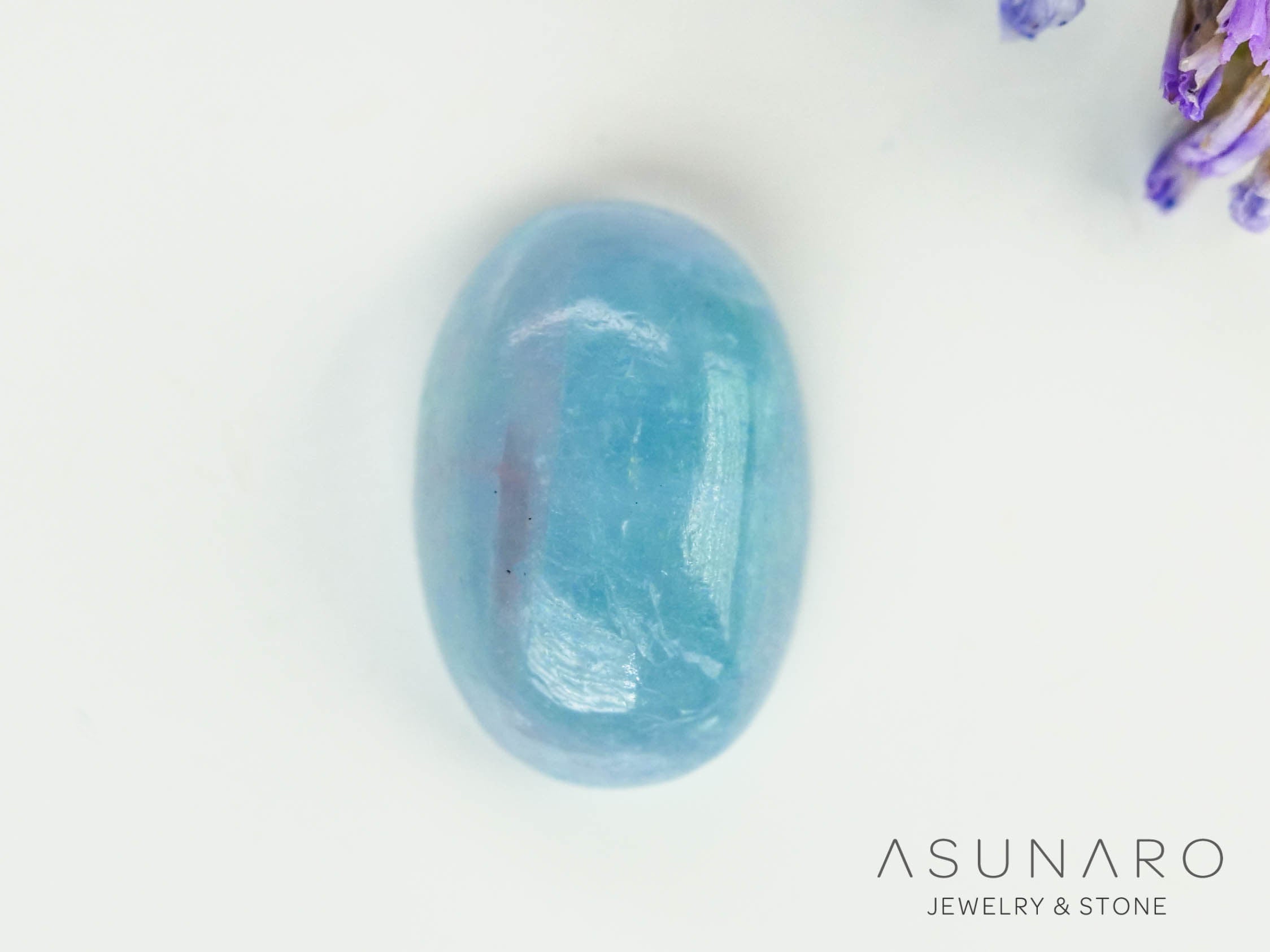 パライバトルマリン カボション ブラジル産 0.43ct 【240523-2218