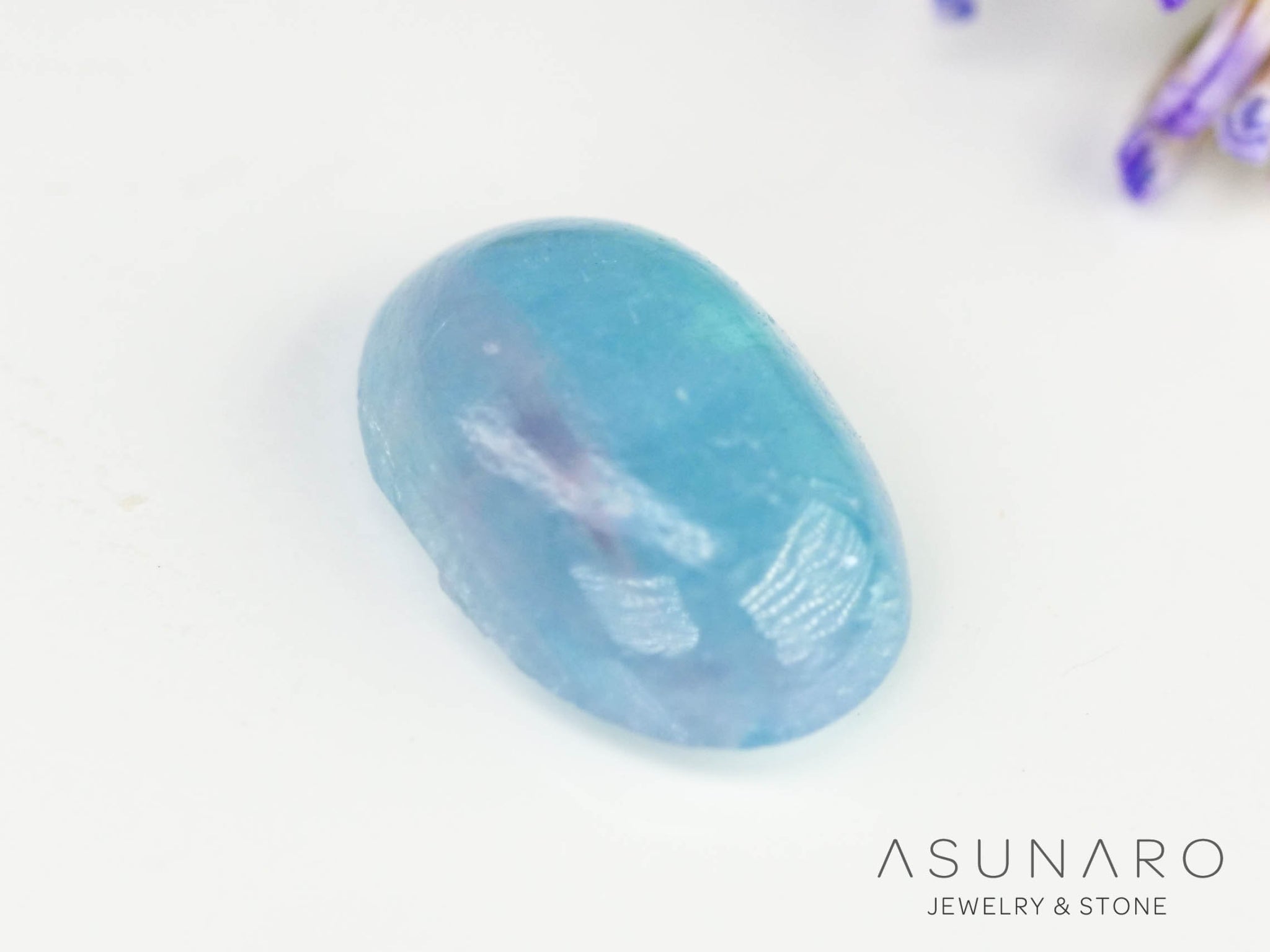 パライバトルマリン カボション ブラジル産 0.43ct 【240523