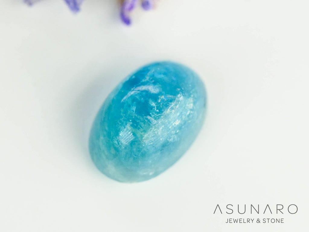 パライバトルマリン　カボション　 ブラジル産　0.66ct 【240523-2219】