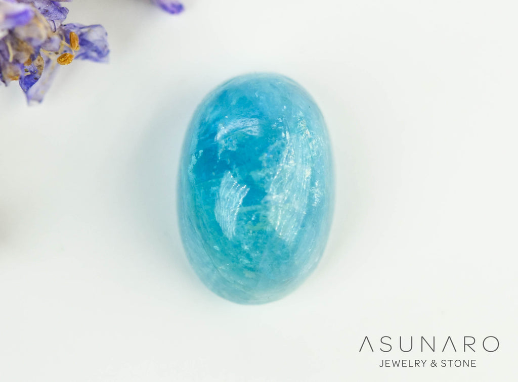 パライバトルマリン　カボション　 ブラジル産　0.66ct 【240523-2219】