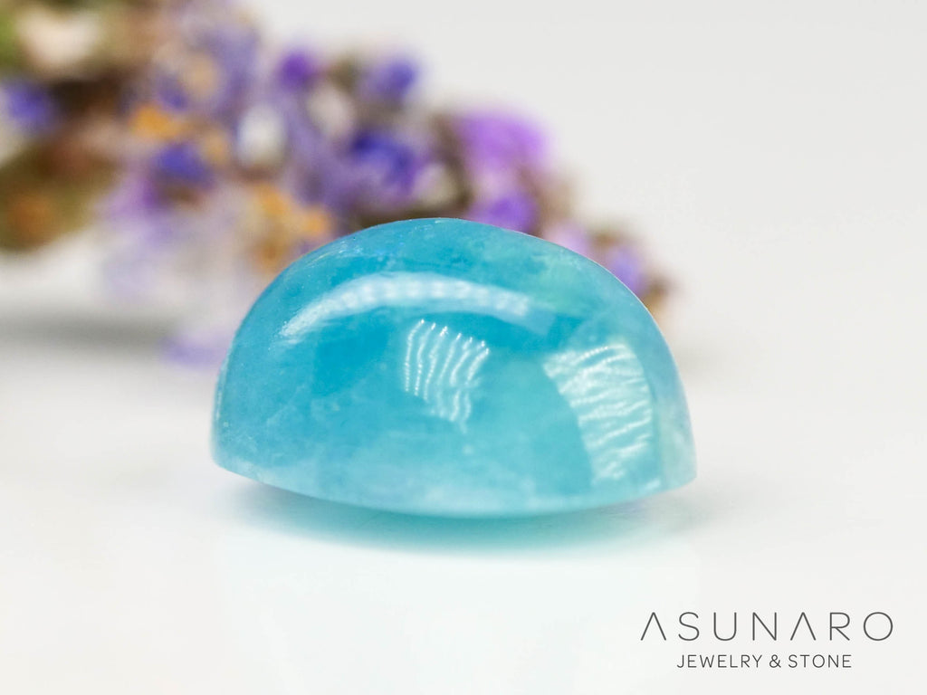 パライバトルマリン　カボション　 ブラジル産　0.66ct 【240523-2219】