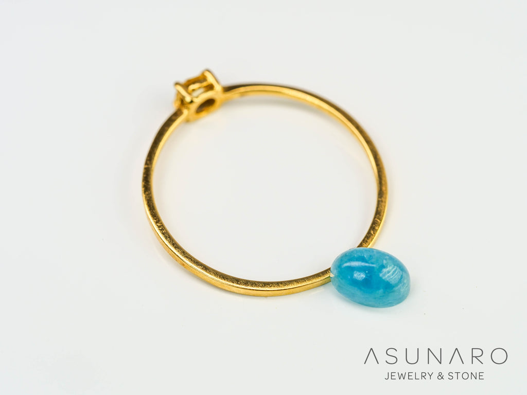 パライバトルマリン　カボション　 ブラジル産　0.66ct 【240523-2219】