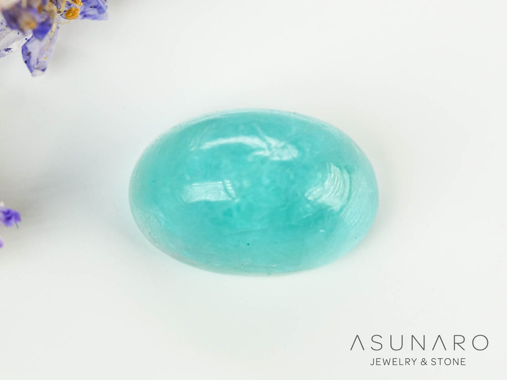 パライバトルマリン　カボション　 ブラジル産　0.65ct 【240523-2221】