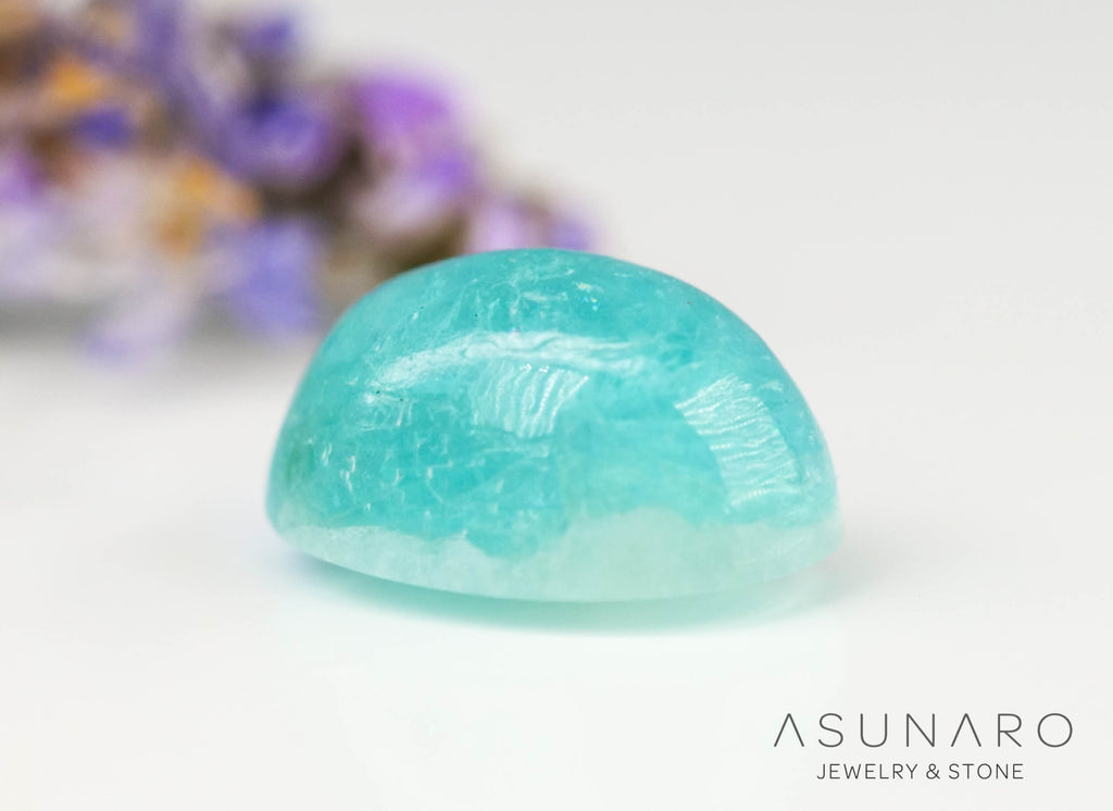 パライバトルマリン　カボション　 ブラジル産　0.65ct 【240523-2221】