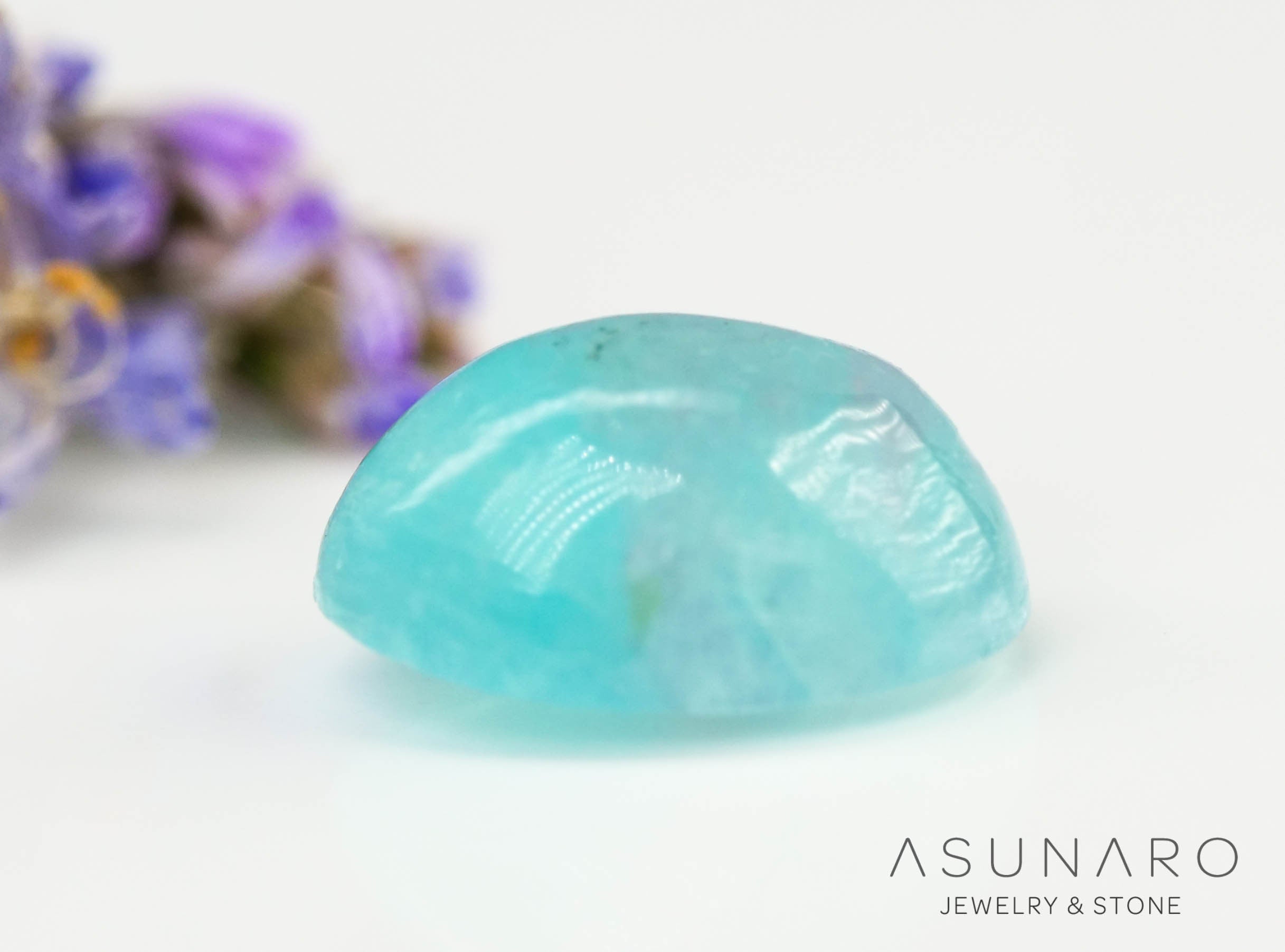 パライバトルマリン　カボション　 ブラジル産　0.59ct 【240523-2222】