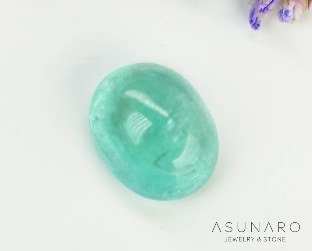 パライバトルマリン　カボション　 ブラジル産　0.43ct 【240523-2223】