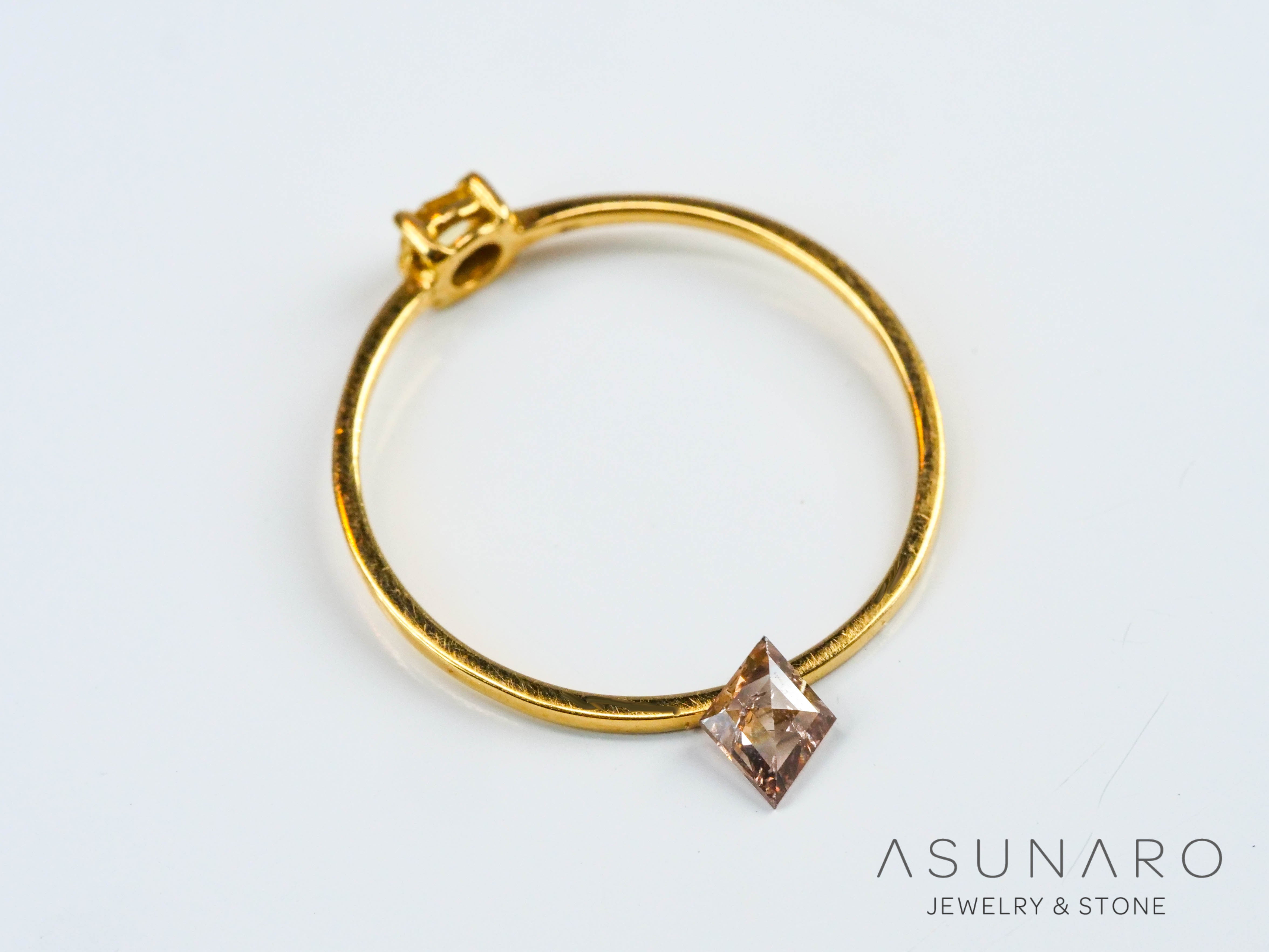 ダイヤモンド ファンシーシェイプ ロゼンジカット 0.13ct