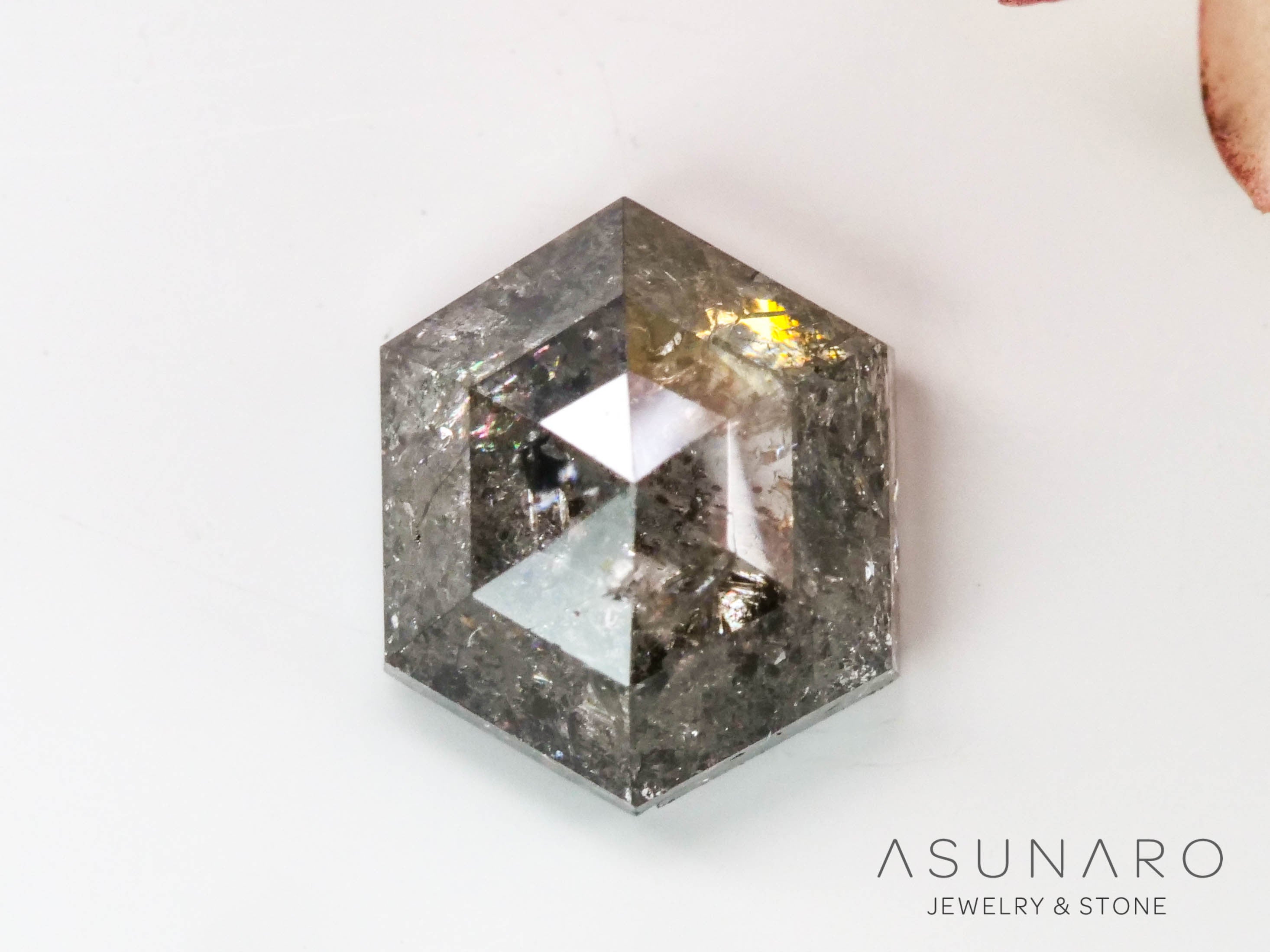 ダイヤモンド 　ファンシーシェイプ　ヘキサゴンカット　0.68ct【240627-2269】