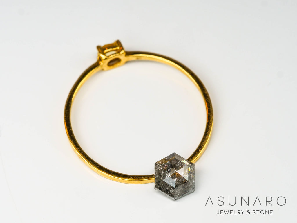 ダイヤモンド 　ファンシーシェイプ　ヘキサゴンカット　0.68ct【240627-2269】