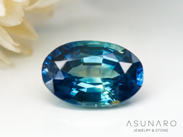 モンタナサファイア モンタナサファイア オーバルカット アメリカ産 0.45ct【240711