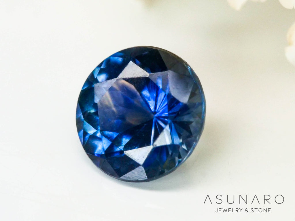 モンタナサファイア　ラウンドカット　アメリカ産　0.29ct【240711-2194】