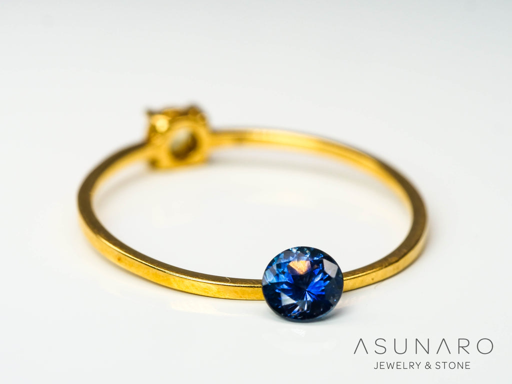 モンタナサファイア　ラウンドカット　アメリカ産　0.29ct【240711-2194】