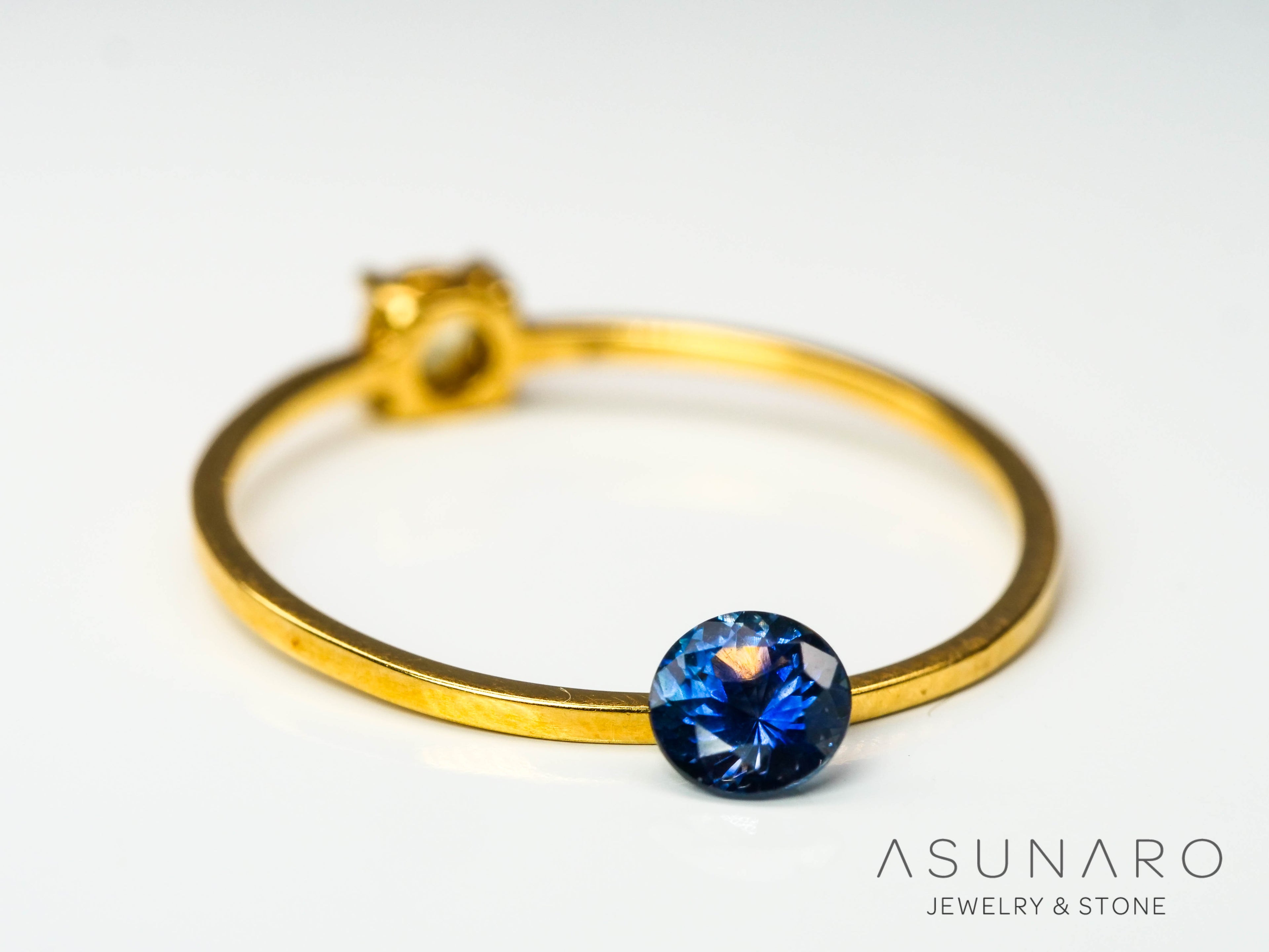 モンタナサファイア　ラウンドカット　アメリカ産　0.29ct【240711-2194】