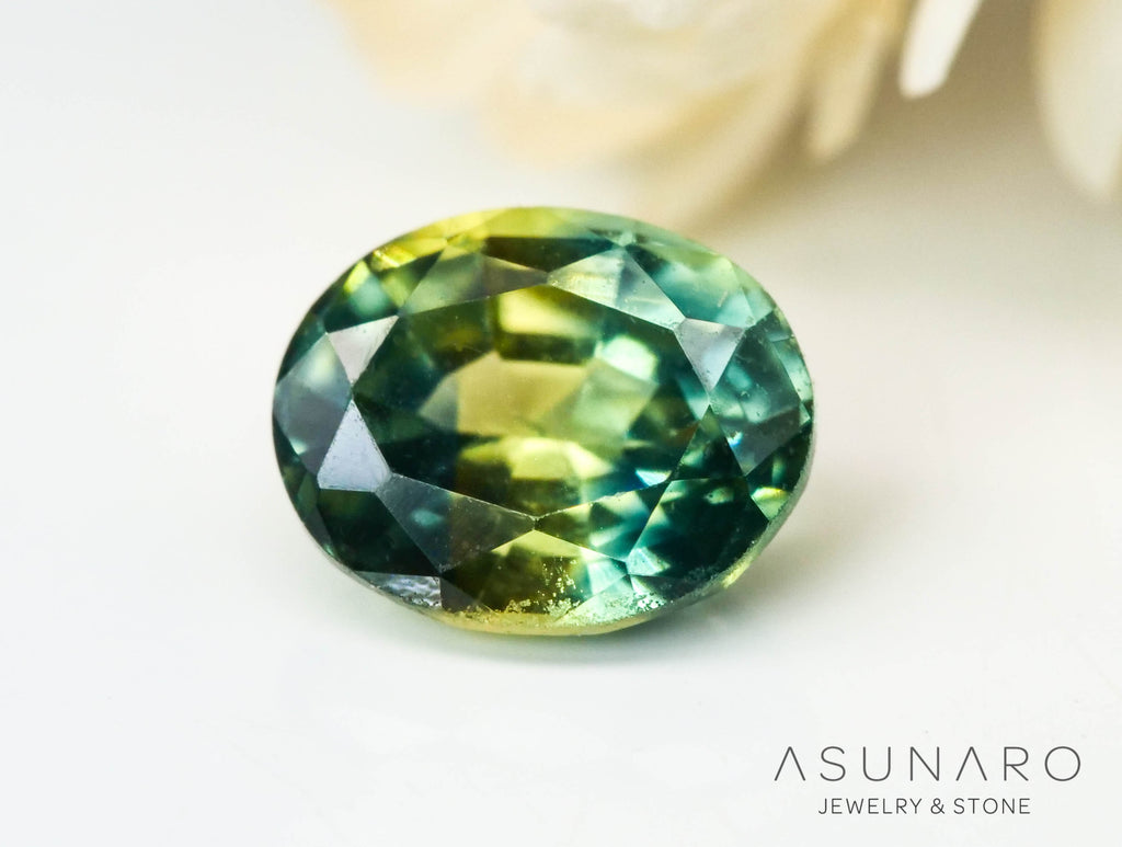 モンタナサファイア　オーバルカット　アメリカ産　0.44ct【240711-2196】