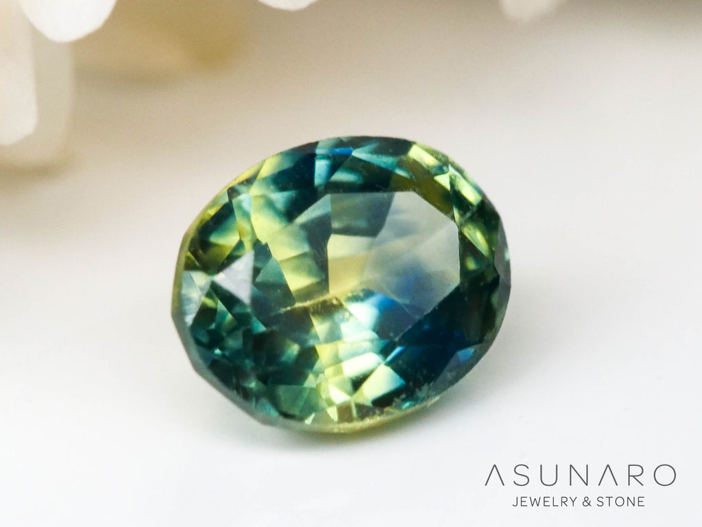 モンタナサファイア　オーバルカット　アメリカ産　0.44ct【240711-2196】