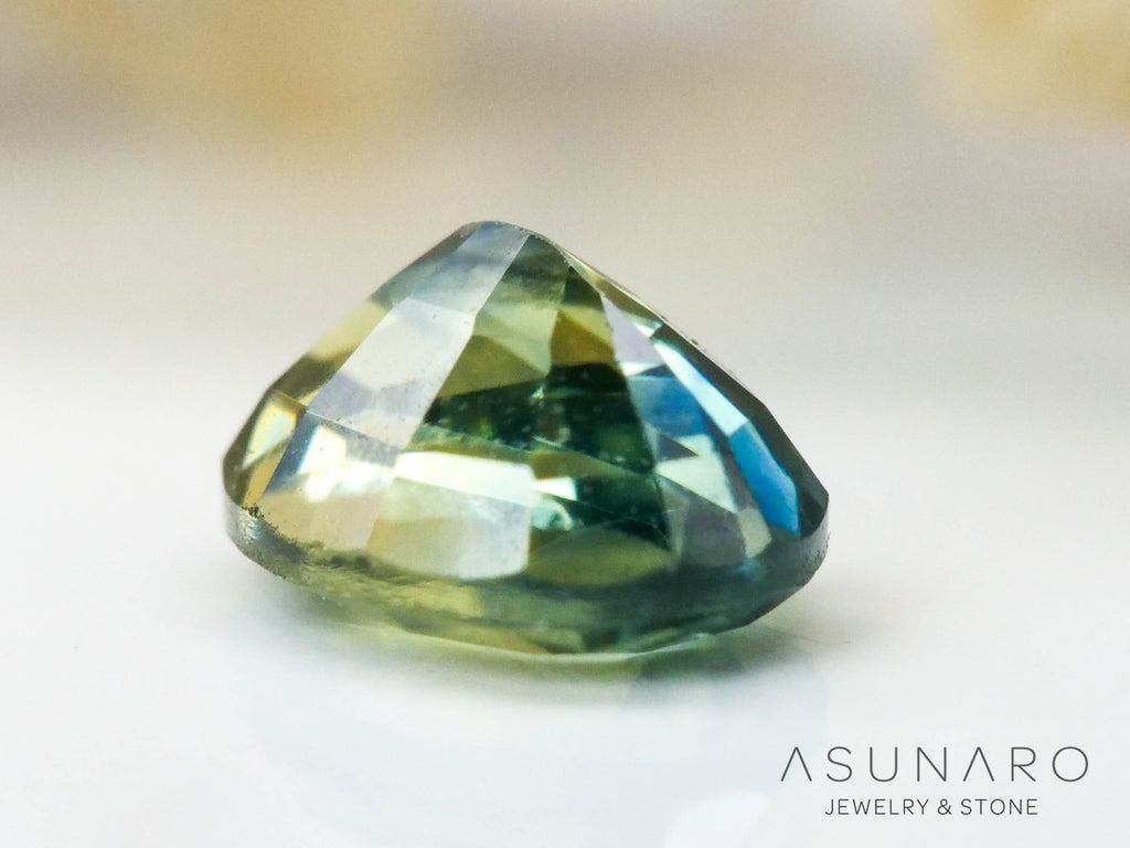 モンタナサファイア　オーバルカット　アメリカ産　0.44ct【240711-2196】