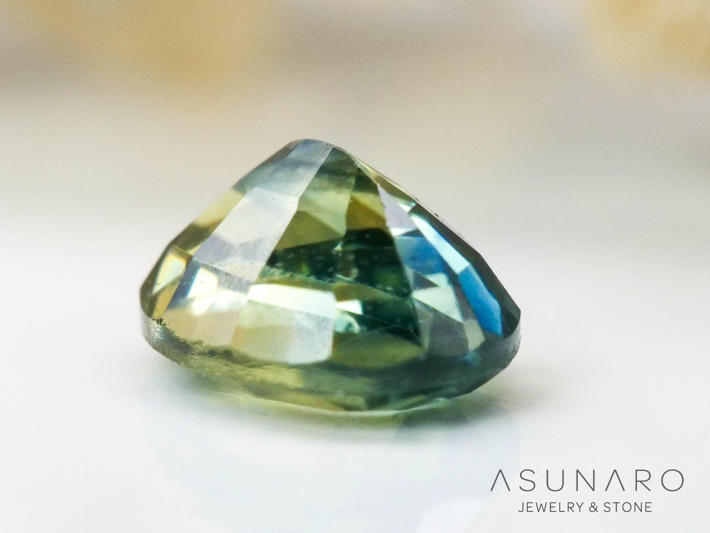 モンタナサファイア　オーバルカット　アメリカ産　0.44ct【240711-2196】