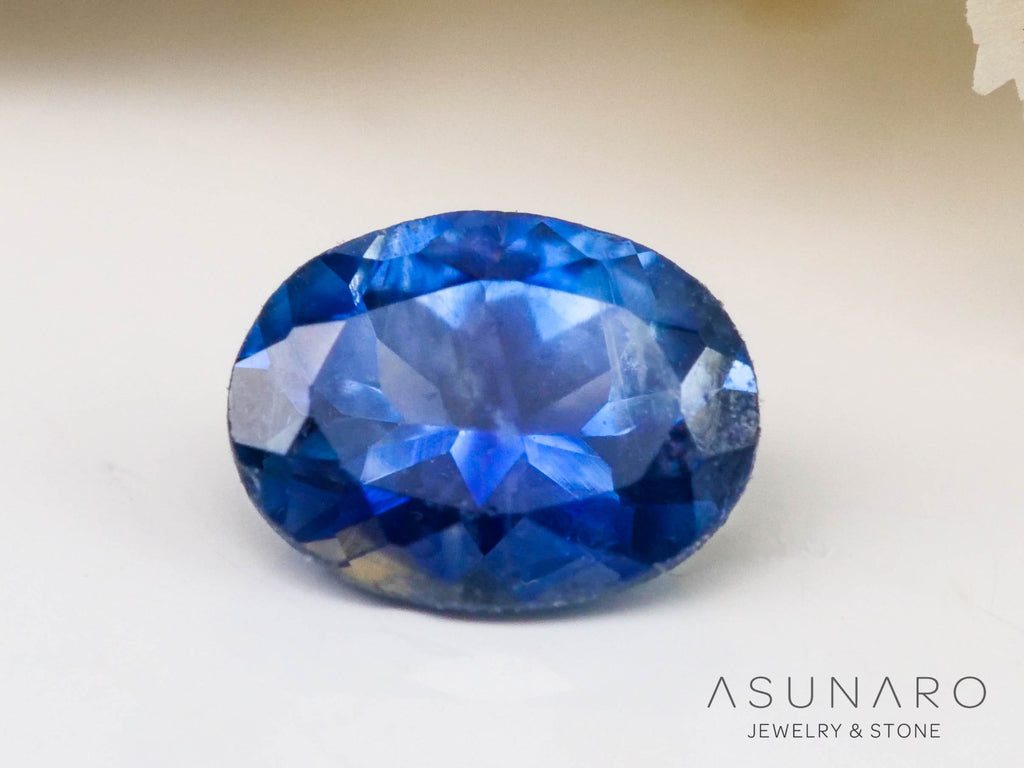 モンタナサファイア　オーバルカット　アメリカ産　0.20ct【240711-2207】