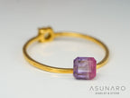 ライラックバイカラートルマリン　エメラルドカット　アフガニスタン産　0.68ct【240802-2304】