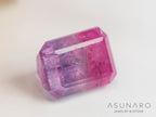 ライラックバイカラートルマリン　エメラルドカット　アフガニスタン産　0.71ct【240802-2306】