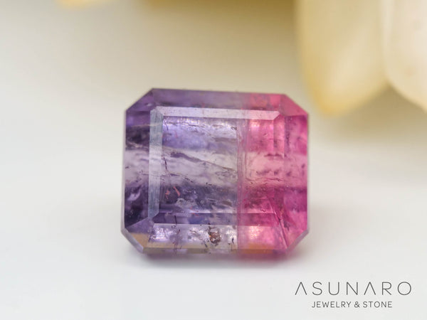 ライラックバイカラートルマリン エメラルドカット アフガニスタン産 0.60ct【240802-2310】 – ASUNARO STONE