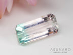 ティファニーカラー　バイカラートルマリン　エメラルドカット　アフガニスタン産　0.89ct【240802-2318】