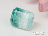 ティファニーカラー　バイカラートルマリン　エメラルドカット　アフガニスタン産　1.16ct【240802-2320】