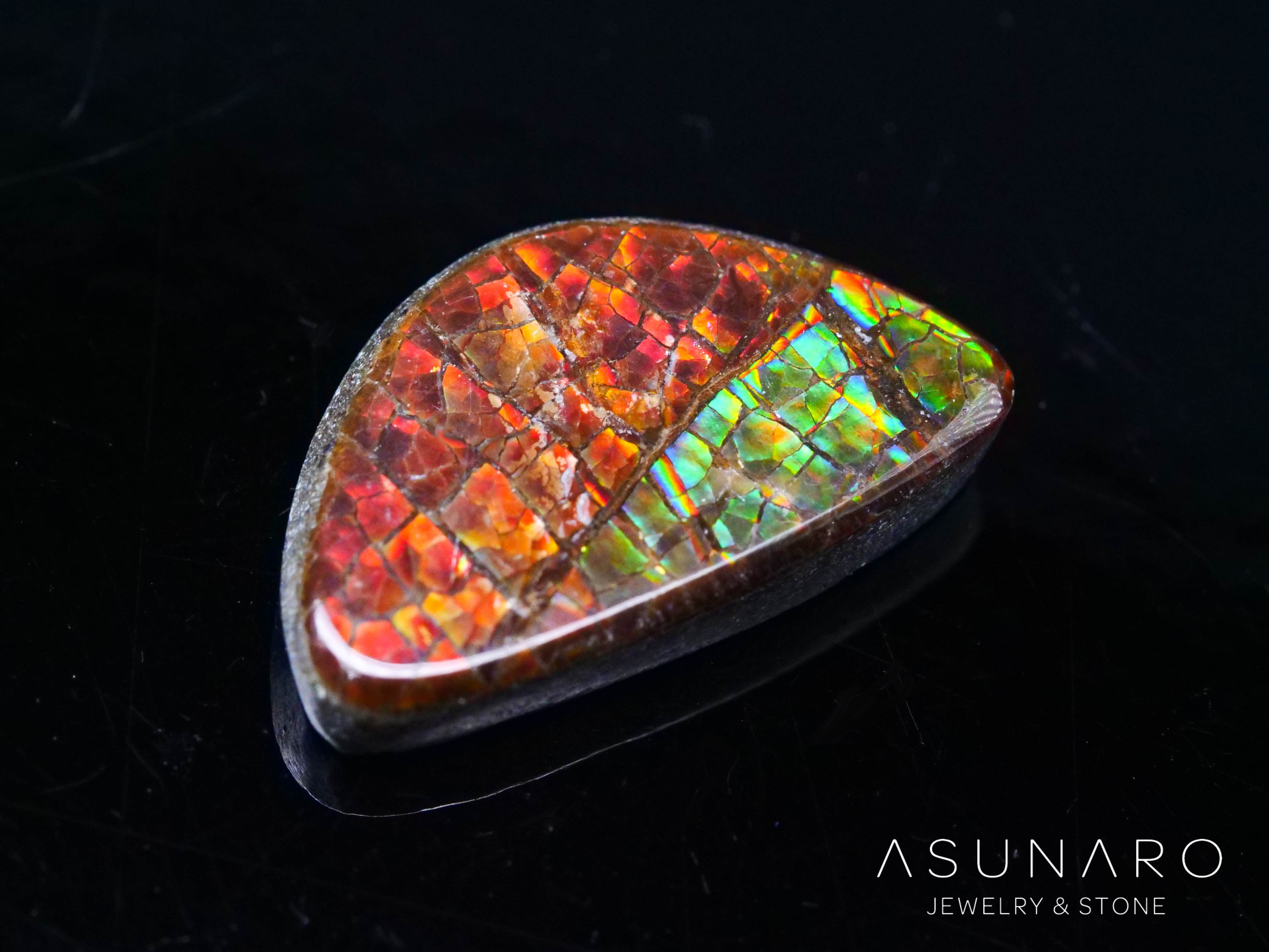 アンモライト　ファンシーカット　カナダ産　3.41ct【240815-2322】