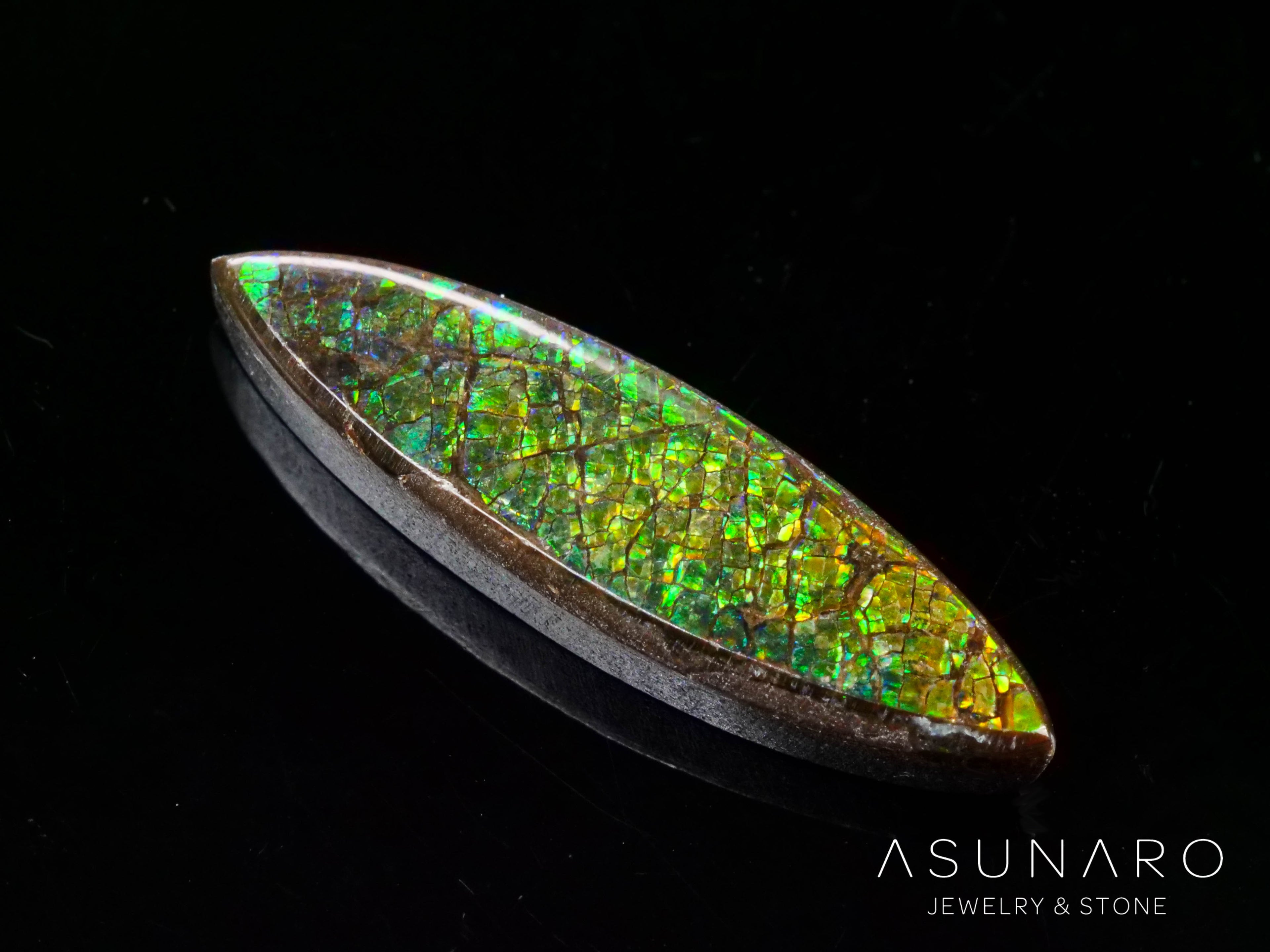 アンモライト　ファンシーカット　カナダ産　6.44ct【240815-2330】